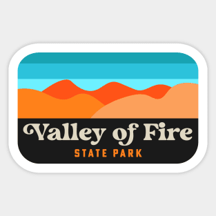 Valley of Fire State Park Hiking Mohave Desert Overton Nevada Sticker